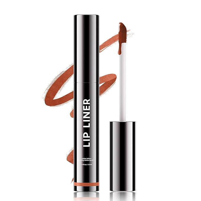 Lip Liner, Lip Gloss Gift for Women Matte Finish Vegan & Cruelty-Free, Highly-Pigmented for Create A Natural Lip Color (Nude)