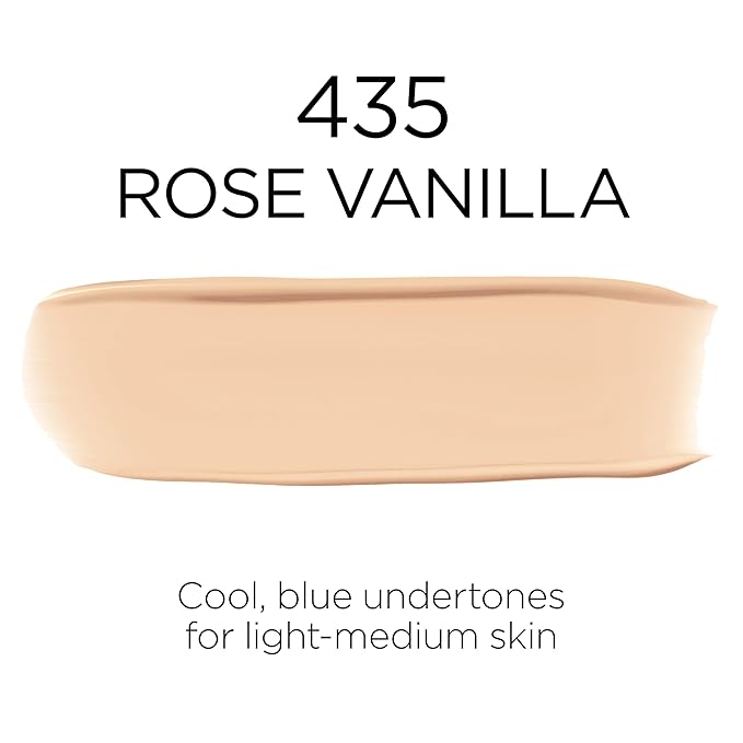 L'Oreal Paris Makeup Infallible Up to 32 Hour Fresh Wear Lightweight Foundation, 435 Rose Vanilla, 1 Fl Oz, Packaging May Vary