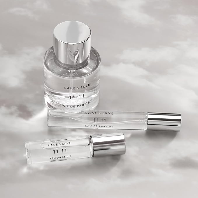 Lake & Skye 11 11 Eau de Parfum Spray, Long Lasting Fragrance, 1.7 fl oz (50 ml) - Sheer & Uplifting Scent, Skin Musk