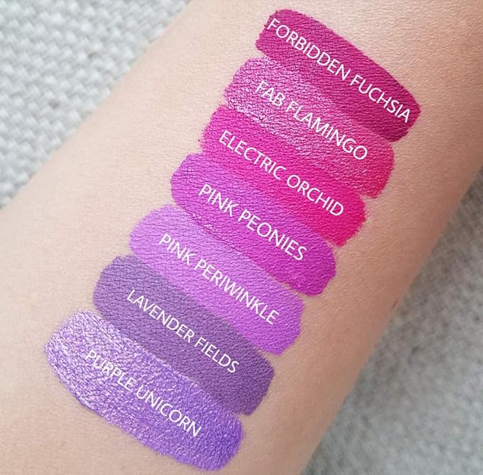 Aromi Neon Magenta Liquid Lipstick | Bright, Hot Pink Lip Color for Women, Vegan, Long-lasting, Long Wear (Electric Orchid)