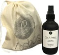 Rosbas Room Spray, Pomegranate Cider Scented, Matte Black Glass Bottle, 4 oz, Drawstring Cotton Bag, Long Lasting Scented Air Freshener, Non-Aerosol, Handmade in USA