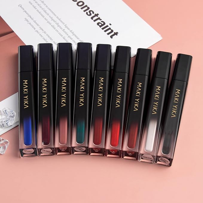 MAKI YIKA Pink Lipstick Set for Women Color Stay Long Lasting Lipsticks Hot Pink Nude Lipsticks Transferproof Cruelty-Free Lip Color
