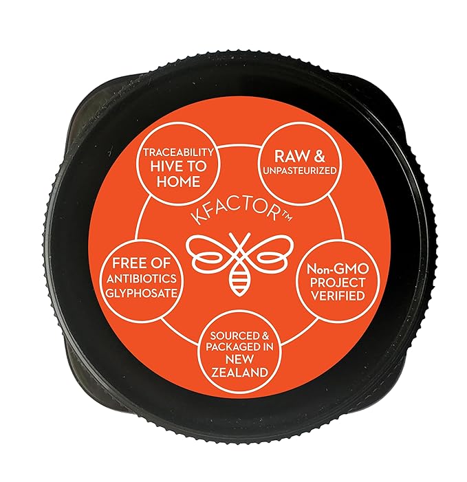 Wedderspoon Raw Premium Unpasteurized Manuka Honey, KFactor 16, 8.8 Oz