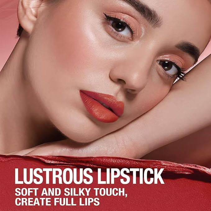 Matte Lipstick for Women Girls teen Lip Makeup Lipsticks Lip Liner Pencil Waterproof Long Lasting Hypoallergenic Highly Pigmented Quick Makeup Lightweight Portable 2#