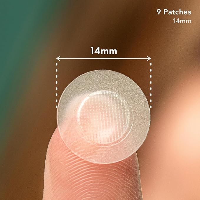 Rael Pimple Patches, Miracle Microcrystal Spot Cover - Hydrocolloid Acne Pimple Patch with Tea Tree Oil, Early Stage Zits and Blemish, Korean Skin Care (9 Count)