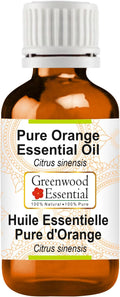 Greenwood Essential Pure Orange Essential Oil (Citrus sinensis) Steam Distilled 5ml (0.16 oz)