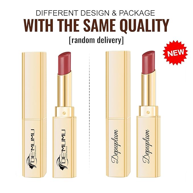 Brown Nude Lipstick for Women Hydrate Lipstick Glossy Moisture Lip Gloss Sheer-Medium Coverage Long Lasting Lipsticks for Dry Lips, DM103 Milk Tea