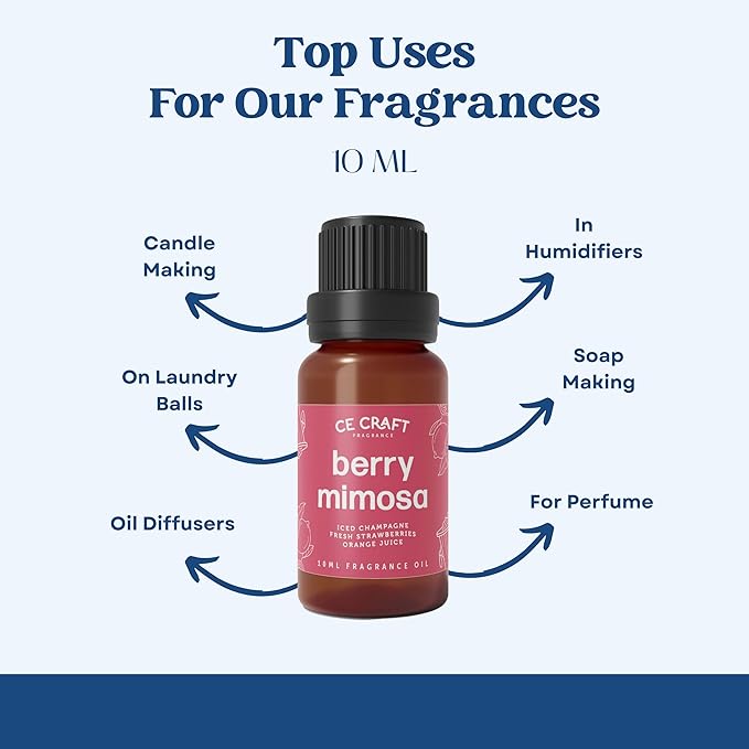 CANDECraftCo Premium Fragrance Oil – Diffuser Oils Fragrances Scented for Home, Candle Soap Making Supplies, Aromatherapy Blends for House (0.34 Fl Oz) (2-Pack, Whiskey & Oak)