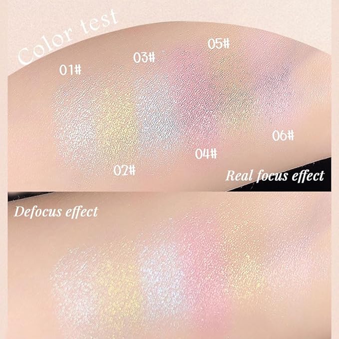Gold Cream Glitter Shimmer Metallic Eyeshadow Palette Makeup, Natural Single Mini Instant Holographic Eyeshadow For Women, Sombras Crema Para Ojos, Talc, Paraben & Cruelty Free