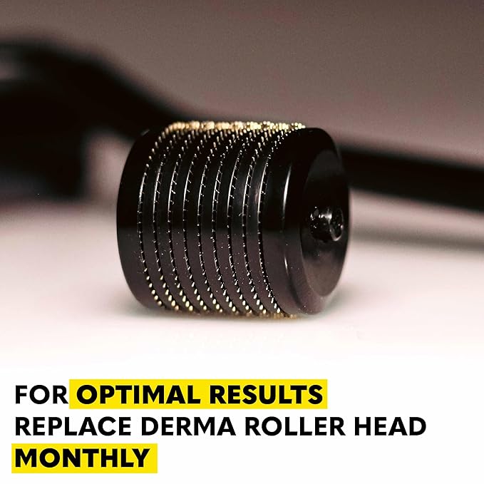The Beard Club Derma Roller Replacement Head - 0.3mm Titanium Microneedles
