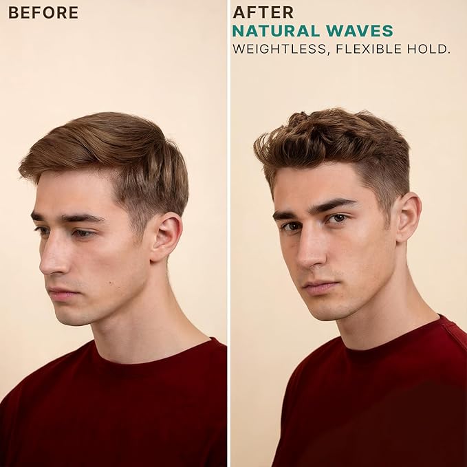 Sea Salt Spray for Textured Beach Waves & Volume - USA Made with Organic Ingredients, Texturing & Volumizing Spray for Fine Hair for Men & Women