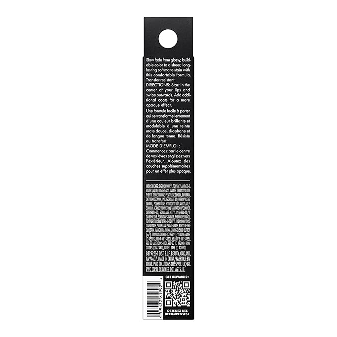 e.l.f. Glossy Lip Stain, Long-Lasting, Lightweight Lip Stain For A Sheer Pop Of Color & Subtle Gloss Finish, Vegan & Cruelty-Free, Fuchsia Fantasy