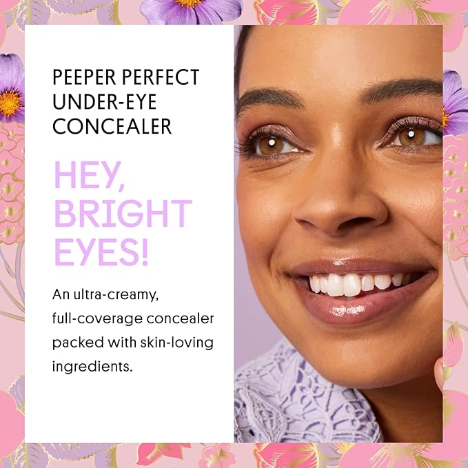 Winky Lux Peeper Perfect Under Eye Concealer, Makeup & Eye Brightener, Full Coverage Concealer for Dark Circles, Color Corrector & Eye Primer, With Collagen, Hyaluronic Acid & Vitamin E (Very Fair)