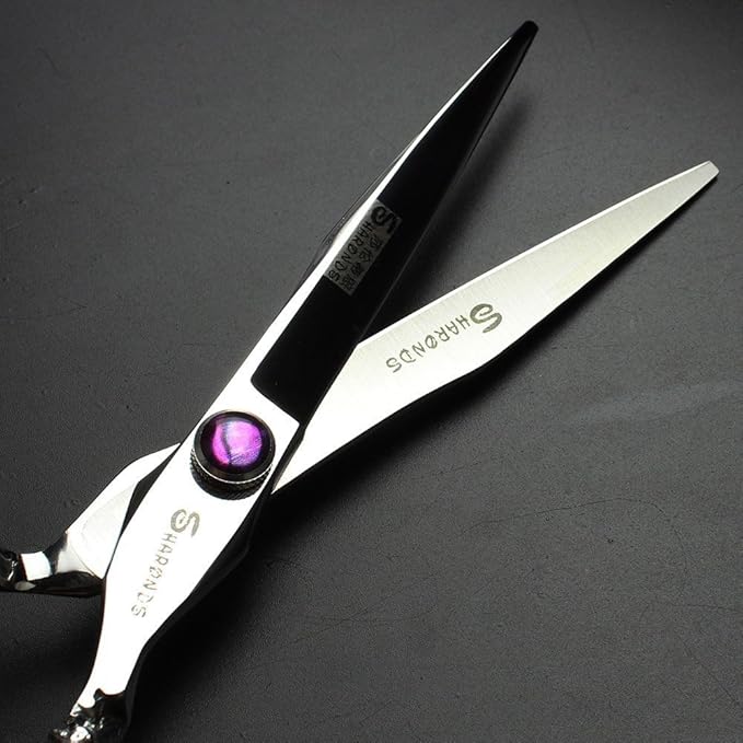 6/7-inch professional hairdresser set, stainless steel scissors hairdresser's exclusive hairdresser. (8-Zoll-Flachschere)