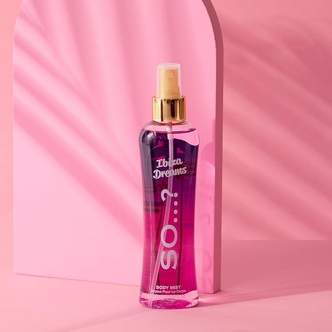 So...? Ibiza Dreams Body Mist for Women - 6.9 oz Body Mist - Pack of 2