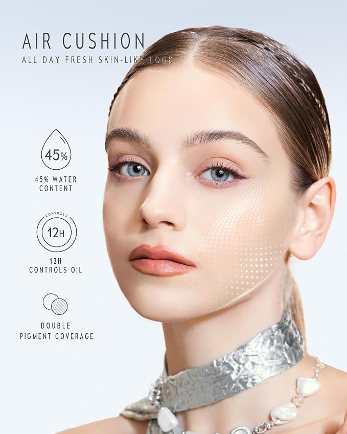 TIMELESS LUMINA MATTE PERFECTION CUSHION | Full Coverage, Weightless, Skin fit, Velvety Matte Finish, Oil-Control Waterproof Fondation, Sweatproof Flawless BB Cream CC (05 TAN)