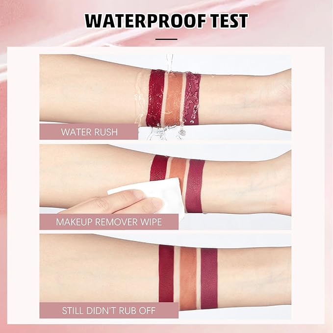Matte Lip Gloss, Lip Gloss Silky Smooth Finish, Lipgloss Makeup Colorful and Creamy Texture, Lipstick for Every Occasion, Lip Oil Moisturizing and Hydrated #07