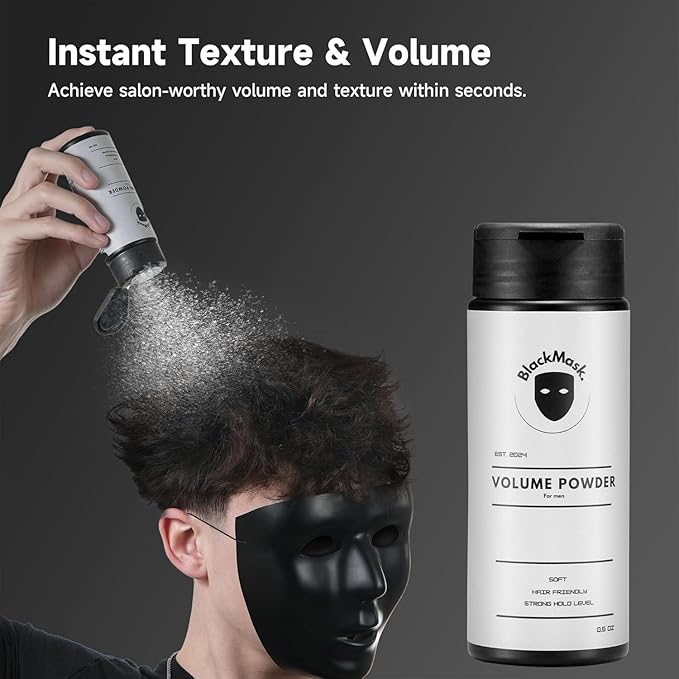 3 Pack Volume Hair Powder, Texture Powder for Men