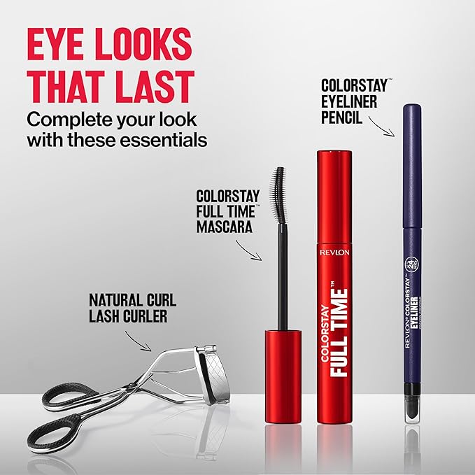 REVLON ColorStay Pencil Waterproof Eyeliner, Smudge-Proof, Eye Makeup with Built-In Sharpener, Stocking Stuffer for Women, 211 Cherry, 0.01 oz