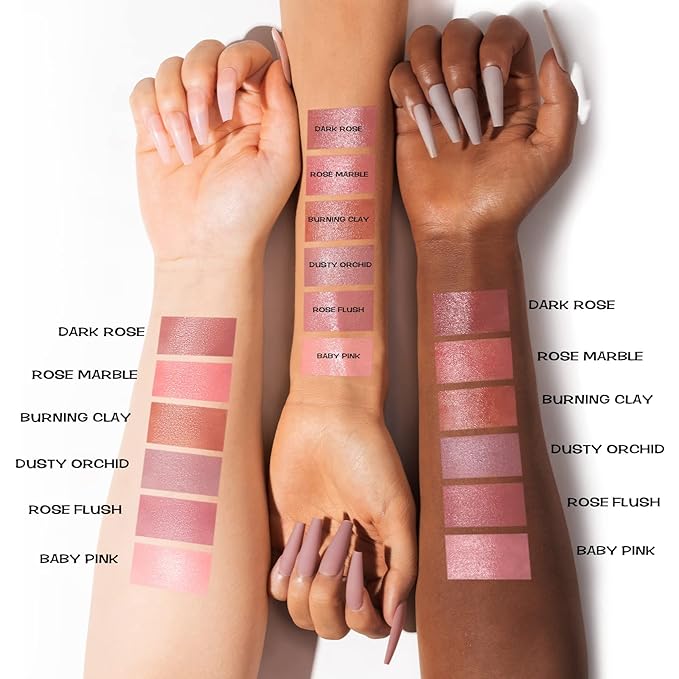 FOCALLURE Cream Blush Makeup,Buildable Blush Stick for Cheeks,Matte and Dewy Finish,Long Wearing,Easy Application,Lightweight Multi Stick,BABY PINK
