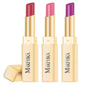 3Pc Moisture Lipsticks for Women Pink Purple Berry Lipstick Hydrate Tinted Lip Balm for Dry Cracked Lips Glossy Lip Color, MA62/65/57