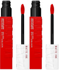MAYBELLINE Super Stay Matte Ink Liquid Lipstick Makeup, Long Lasting High Impact Color, Up to 16H Wear, Dancer, Brick Red, 1 Count, Packaging May Vary (Pack of 2)