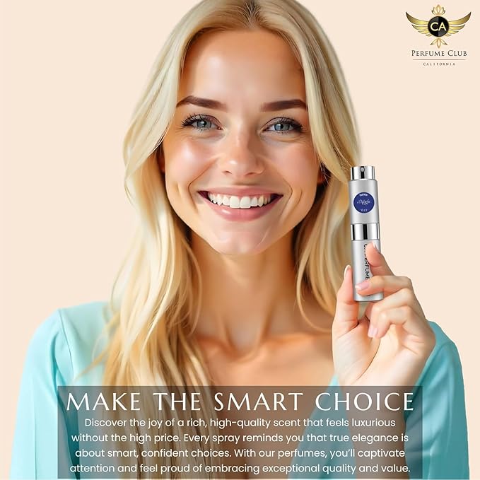 CA Perfume Impression of Starlight for Women and Men Amber Spicy Scent Long Lasting Unisex Fragrance Eau De Parfum Travel Size Refillable Atomizer Spray 0.27 Fl Oz 8ml