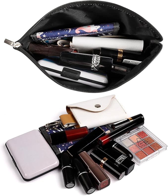 Fashion Zipper Cosmetic Case, Portable Makeup Case, Personality Toiletry Bag, Green Travel Cosmetic Toiletry Bag