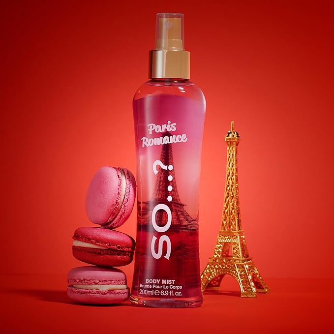 So...? Paris Romance Body Mist for Women - 6.9 oz Body Mist - Pack of 2