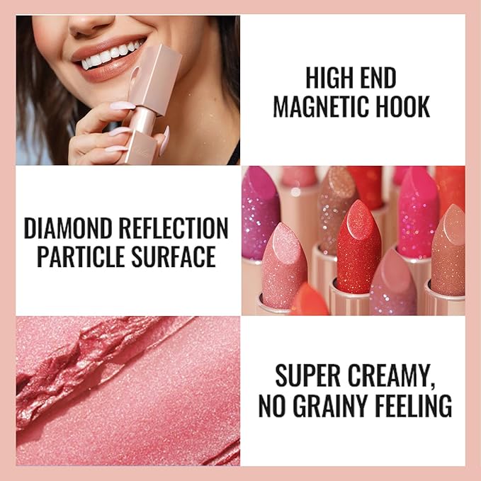 Oulac Moisturizing Coral Lipstick for Women Tinted Lip Balm Infused with Sodium Hyaluronate Acid, Lightweight Lip Makeup, Vegan & Gluten Free, PG04 Sunrise