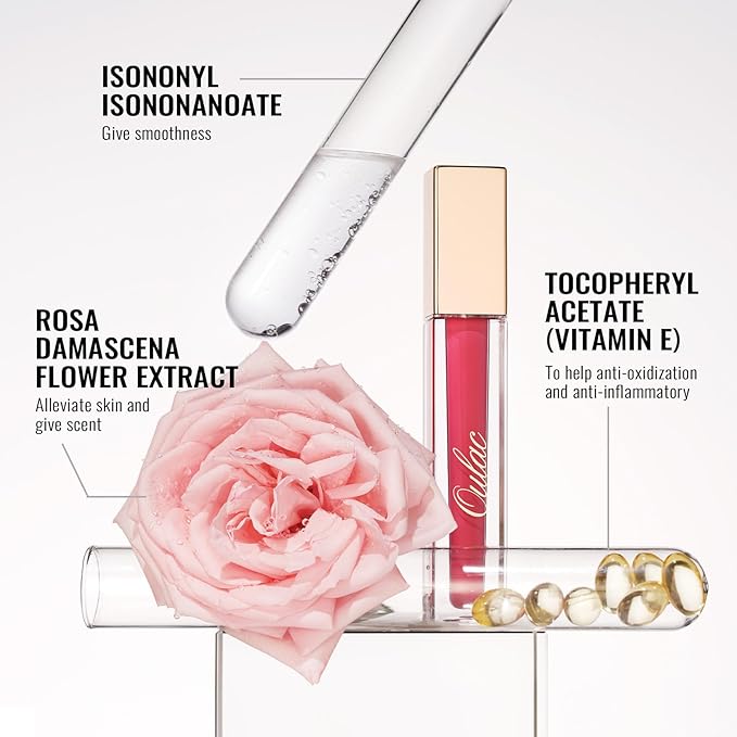 Oulac Pink Matte Lipstick for Women, Long Lasting Liquid Lip Stick High Impact Lip Gloss Full Coverage Lip Makeup with Vitamin E Waterproof Formula,Vegan M30