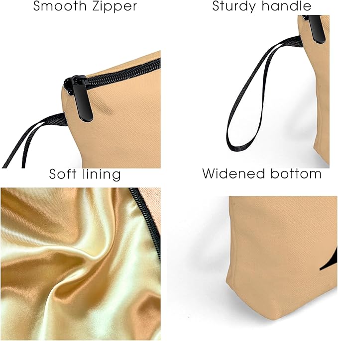 Appreciation Initial Monogram Gifts for Sisters from Sister Employees Team Bride Womens Unique Mom Personalized Makeup Cosmetic Bag with Mirror Mothers Day Christmas Graduation Y