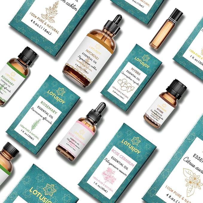 100% Pure Organic Balsam Fir Essential Oil 0.34 Fl Oz, Natural Balsam Fir Oil in Amber Glass Bottle with Dropper for Diffuser Massage Skin Care DIY