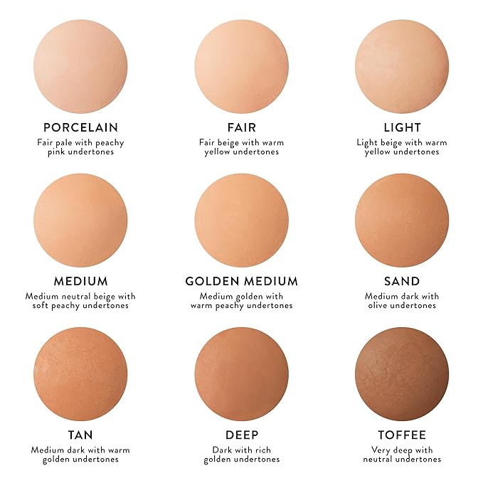 LAURA GELLER NEW YORK Baked Double Take Powder Foundation - Deep - Buildable Medium to Full Coverage - Matte Finish
