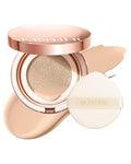 Full Coverage Cushion Foundation, Weightless, Skin Fit, Satin Glow Finish, Oil-Control Waterproof Foundation, Sweatproof Flawless,Korean Makeup,Tattoo Cover Up, Buildable(#00N Natural Porcelain)