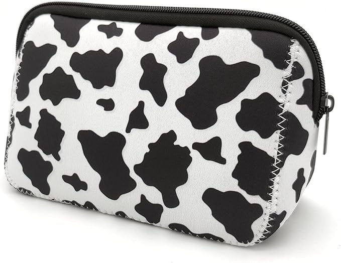 Cosmetic Bag Waterproof Neoprene Zipper Pouch Travel Portable Toiletry Makeup Bags Organizer Case for Women and Girls