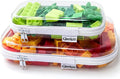 Clear Hard Zipper Case for Storage, Durable Clear Zipper Pouches, Hard Plastic Zippered Pencil Pouch for Snacks Toy Travel Organizer
