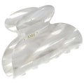 Camila Paris CP3071 French Hair Clip for Women, Handmade, White, Small, Girls Hair Claw Clips Jaw, Durable Styling Hair Accessories for Women, Strong Hold No Slip Grip, Made in France
