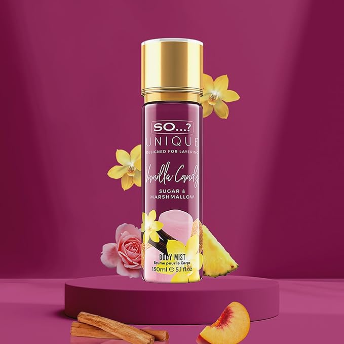 So...? Unique Body Mist - Sweet Pea for Women - 5.1 oz Body Mist - Pack of 2
