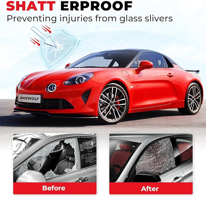 15% VLT Ceramic Car Window Tint Film (24In x100Ft), 99% UV & 96% IRR Blocks, 5-Layer Automotive Tints for Privacy Sun & Glare Protection Heat Blocking Scratch Resistant