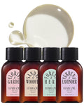 Milk Protein Intensive Hair Oil Trial Kit - 4 Scents x 1.01 fl.oz. - Argan Oil & Milk Protein Hair Treatment Set - Moisturizing Lightweight Formula for Shine, Curl Definition & Frizz Control