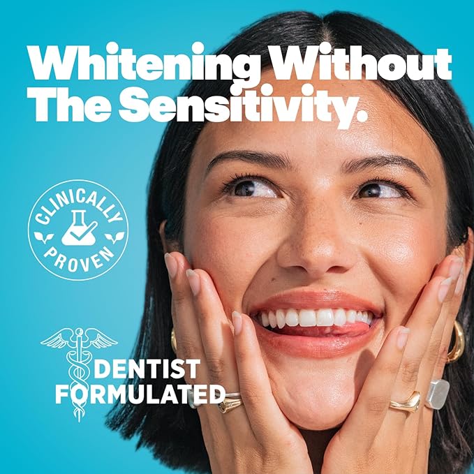 Lumineux Teeth Whitening Strips - 35 Treatments – Peroxide Free - Enamel Safe for Whiter Teeth - Whitening Without The Sensitivity - Dentist Formulated - Sensitivity Free