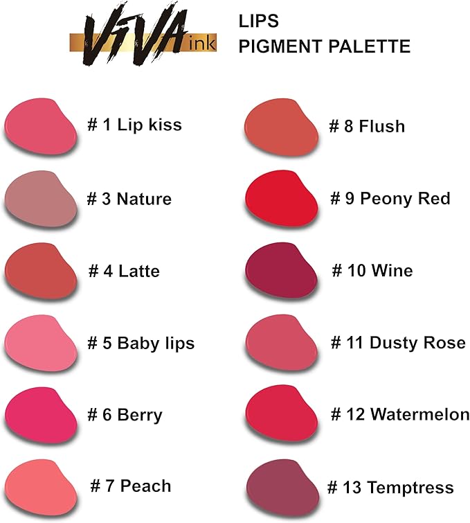 Lip Pigment – Baby Lips – Permanent Lip Makeup – Microblading Ink for Durable and Colorful Lips – Long Lasting Color Lip Cosmetics (0.2 oz)