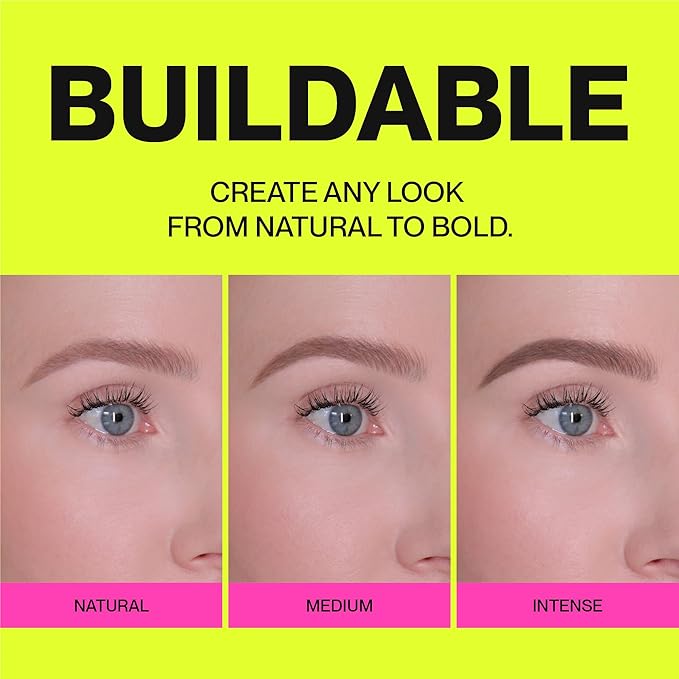 Brow Pencil - Fine Tip, Smooth & Creamy, Long Wearing, Water Resistant - Buildable Looks From Natural to Bold Eyebrows - Vegan & Cruelty Free Women's Beauty, Eyebrow Filler Makeup (Taupe)