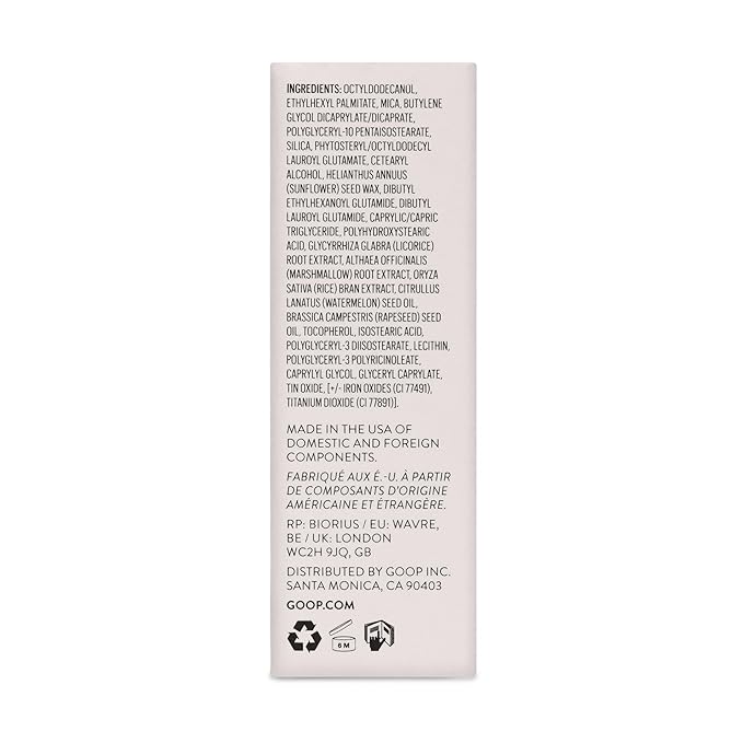 goop Beauty Glow Skin Highlighter Stick | Multi-Use Highlighter with Pearlescent Glow | Amino Acid & Micropearl Blend | Makeup and Skincare | Aura: Champagne Gold | 0.28 oz