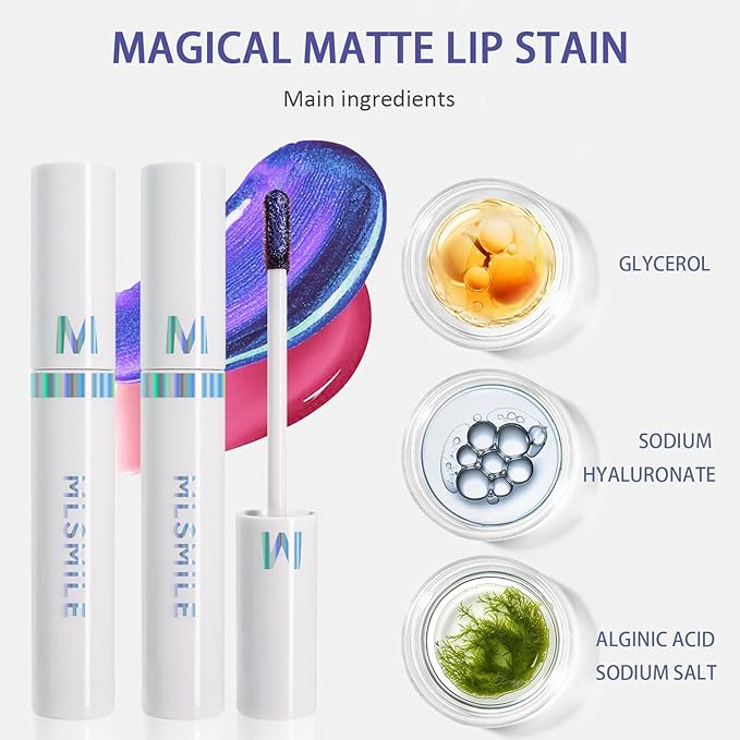 2025 New Peel Off Lip Stain Lip Tint, Matte Natural Mist Lip Tinted, Waterproof Long-Lasting Tear-off Lip Gloss, All-Day Vibrant Kiss-Proof Lip Stain,Smudge & Transfer Proof Lip Stains Masque（10# ）