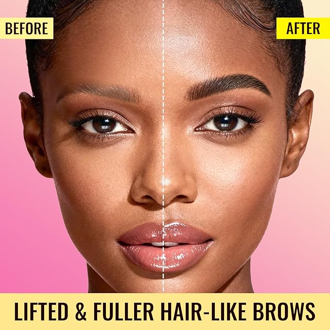 Vevivia Eyebrow Pen - Eyebrow Gel Clear, Dual-Ended Eye Brow Pencils for Women with 4-Fork-Tip and Precise Brush-Tip for Natural Hair-Like Strokes, Last All Day Eyebrow Pencil, Brown
