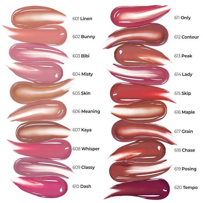 Laka Maxi Glayer Tint 3.8g/0.13oz., Glass Layer of Gloss, Ultra Glow & Vivid Layerable Pigments, High Shine Lip Oil, K-Beauty (#602 Bunny)