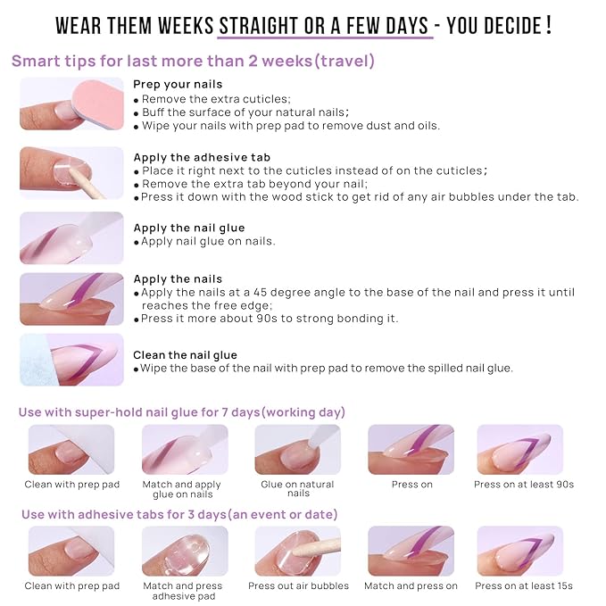 BTArtbox Press On Nails Short Square - Gold Designed Press On Nails, Winter Glue On Nails for Women Gifts, Natural Fake Nail with Glue, Glue On Nails in 16 Sizes - 30 Nail Kit, Gold Leaf