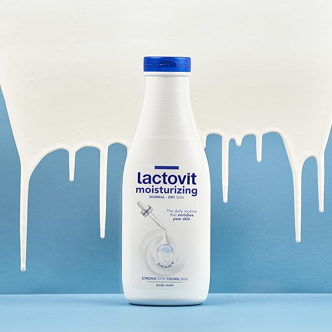 Lactovit | Moisturizing Body Wash | Hydrating Shower Gel | For all Skins | With ProLactiC10, Collagen & Elastin Booster | Smooth & Youthful Skin | Dermatologist Recommended | 6 x 600 ml
